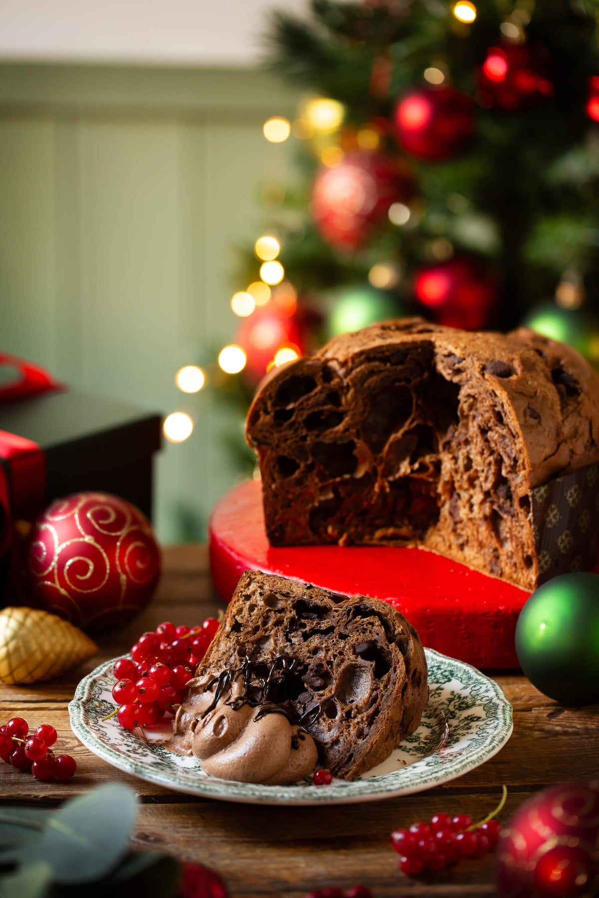 Recipe: Triple Chocolate Panettone with gianduia chocolate spread